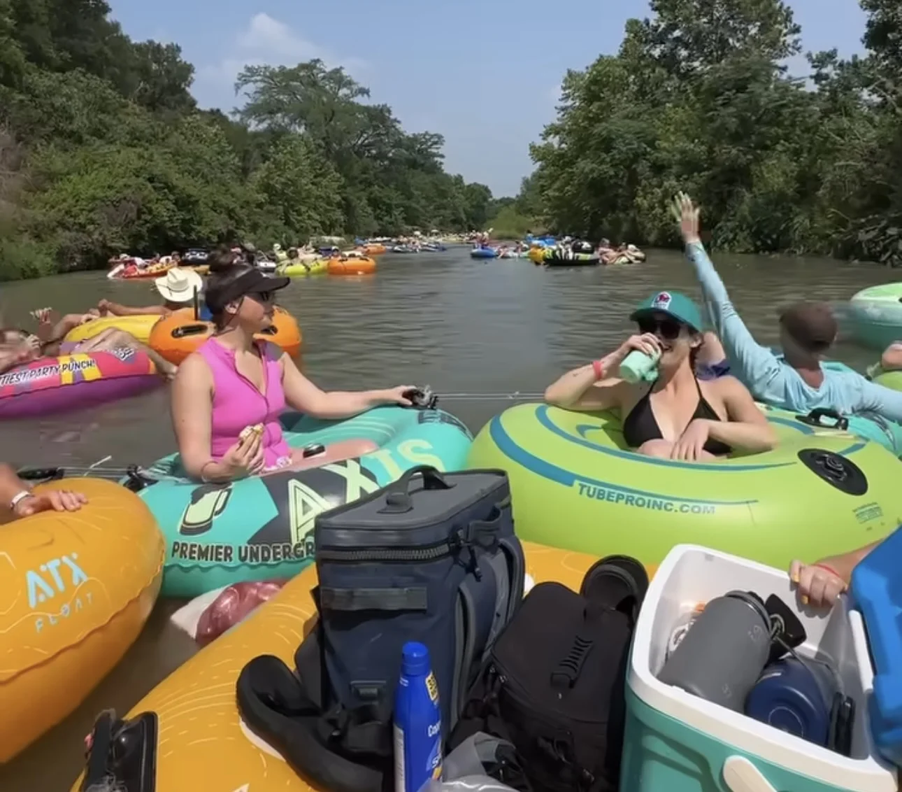 San Marcos Tubing Austin Party Bus