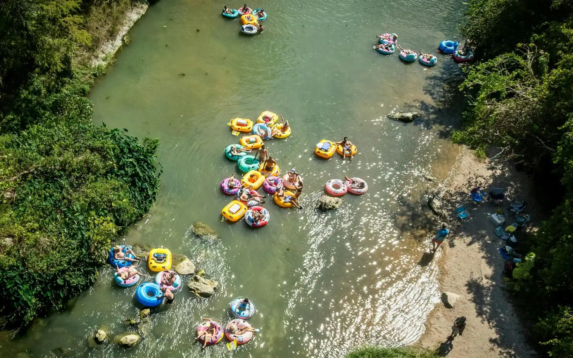 San Marcos and New Braunfels River Floats with Austin Party Bus