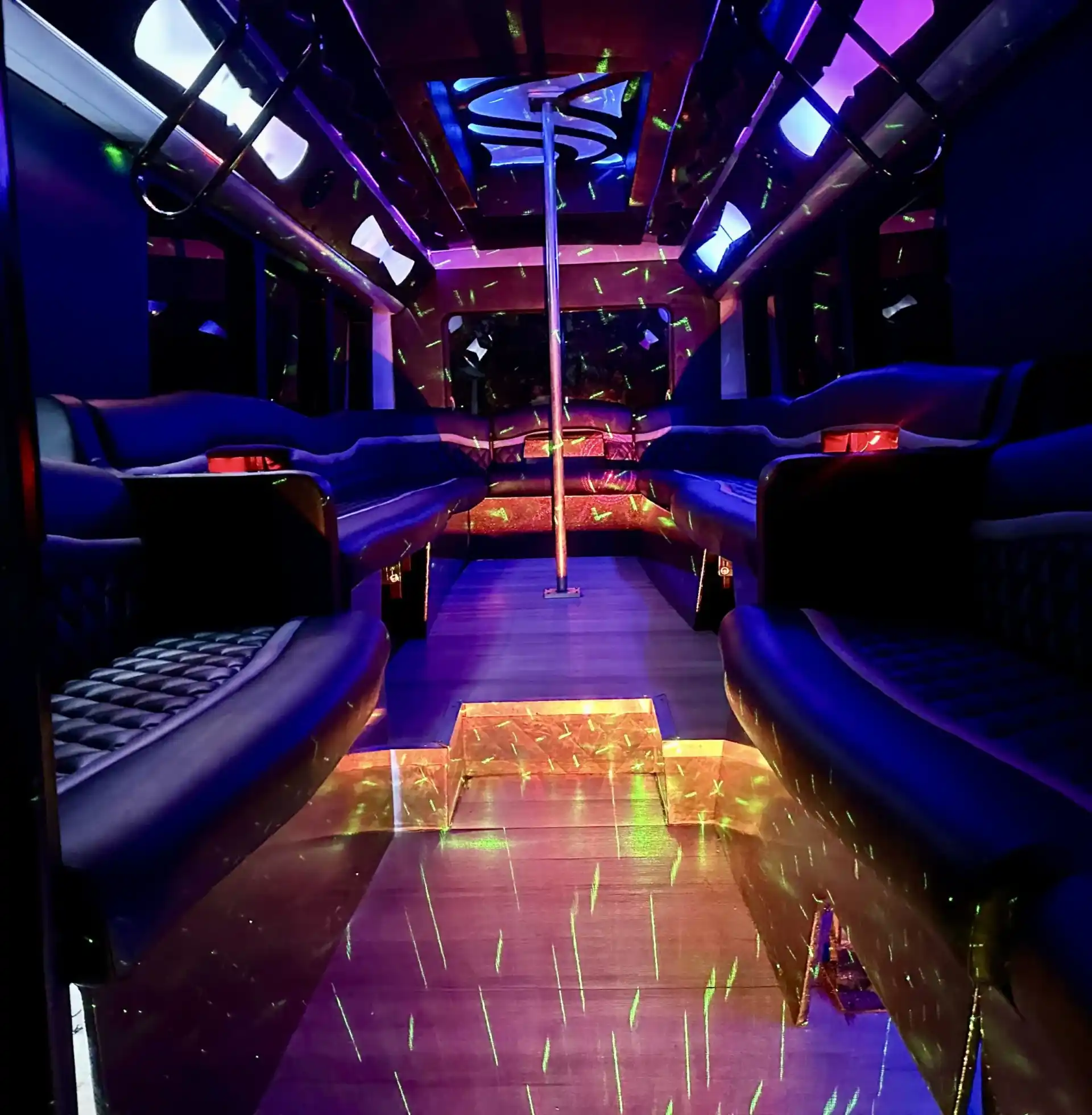 24 Passenger Party Bus view 3