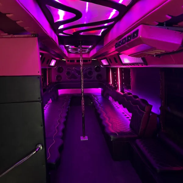 Gemini party bus interior lighting