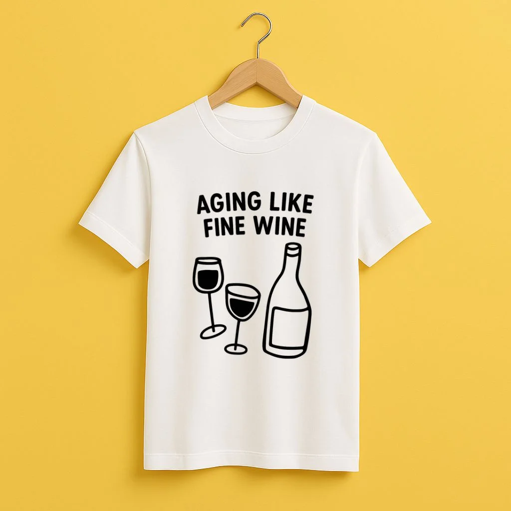Aging Like Fine Wine birthday wine tour shirt Austin