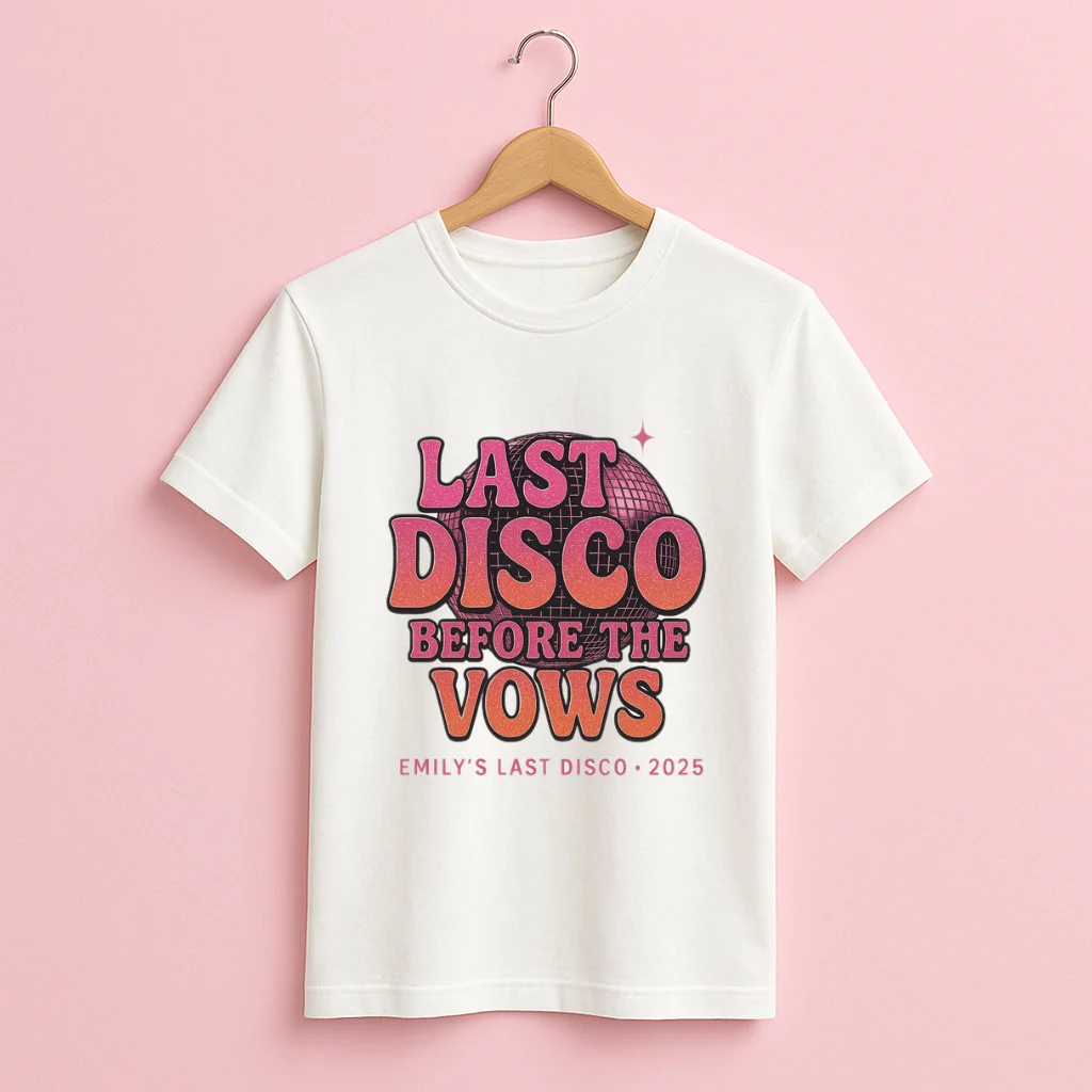 Last Disco bachelorette t-shirt Austin party bus